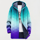 Arden | Hexagonal Gradient Design Coat