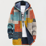 Blair | Geometric Color Block Coat
