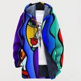 Riley | Vibrant Art-Infused Coat