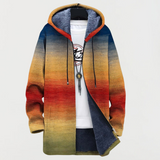 Rory | Sunset Ombre Patterned Coat