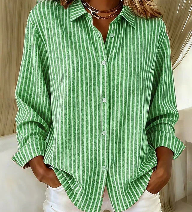 Jacqueline | Striped Button Down Shirt