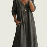 BARBARA | ELEGANT A-LINE MAXI DRESS