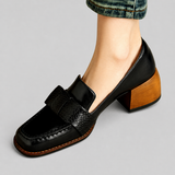 Contessa | Buckle Loafers with Block Heel
