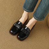 Contessa | Buckle Loafers with Block Heel