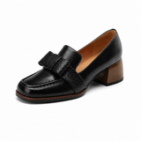 Contessa | Buckle Loafers with Block Heel