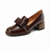 Contessa | Buckle Loafers with Block Heel