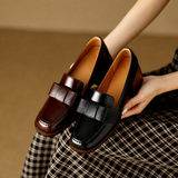 Contessa | Buckle Loafers with Block Heel