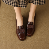 Contessa | Buckle Loafers with Block Heel