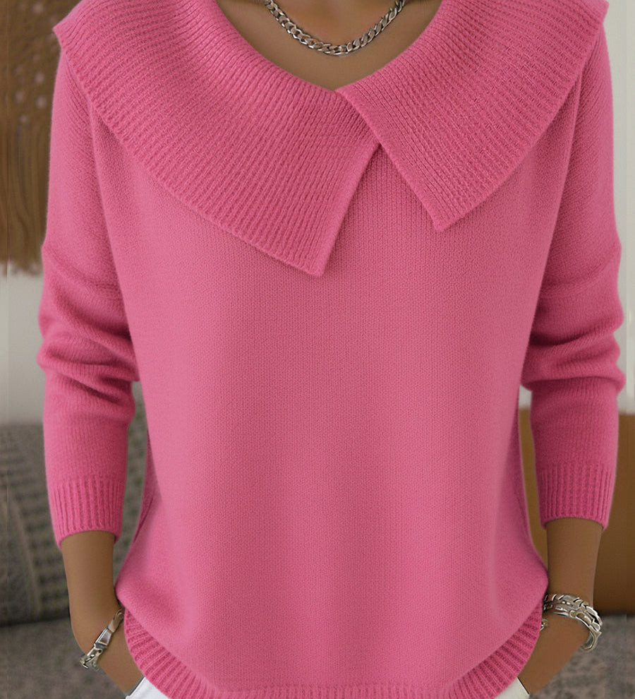 Sunnora | Warm Jumper with Soft Collar