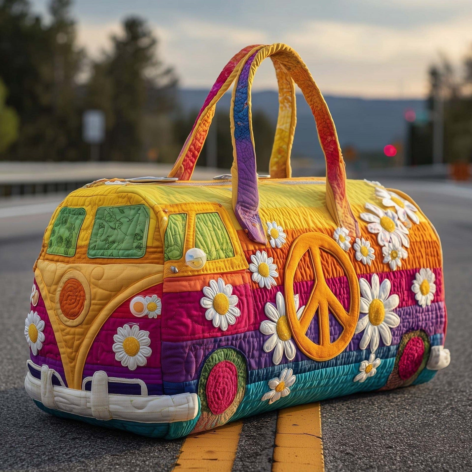 DAISYVANA  | QUILTED TRAVEL DUFFLE BAG