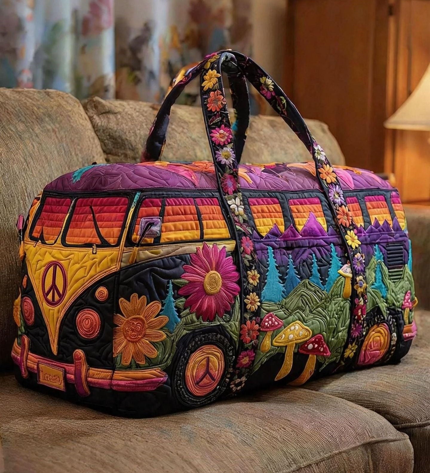 WILDVANA | QUILTED TRAVEL DUFFLE BAG