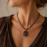Amethyst Tree of Life Pendant Necklace