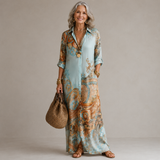 AUDREY | LUXURY PRINT MAXI DRESS