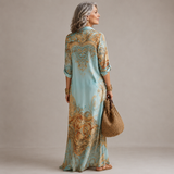 AUDREY | LUXURY PRINT MAXI DRESS