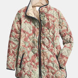 Naya | Vintage Floral Casual Quilted Jacket