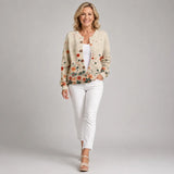Sabrina™ | Vintage Floral Knit Cardigan