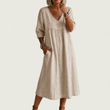 BARBARA | ELEGANT A-LINE MAXI DRESS