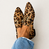 Gia | Elegant Leopard-Print Loafers