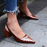 Graziella | Schoenen met hak en brede neus