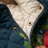 Amaya | Vintage Floral Print Quilted Jacket