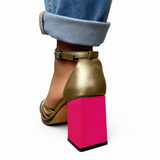 Women's Orthopaedic Heels — Lavinia (Gold)
