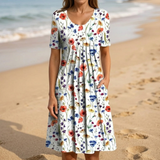 GEORGINA | ELEGANT DRESS WITH TUMMY COVERAGE
