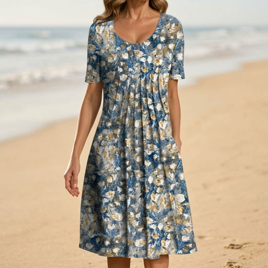 GEORGINA | ELEGANT DRESS WITH TUMMY COVERAGE