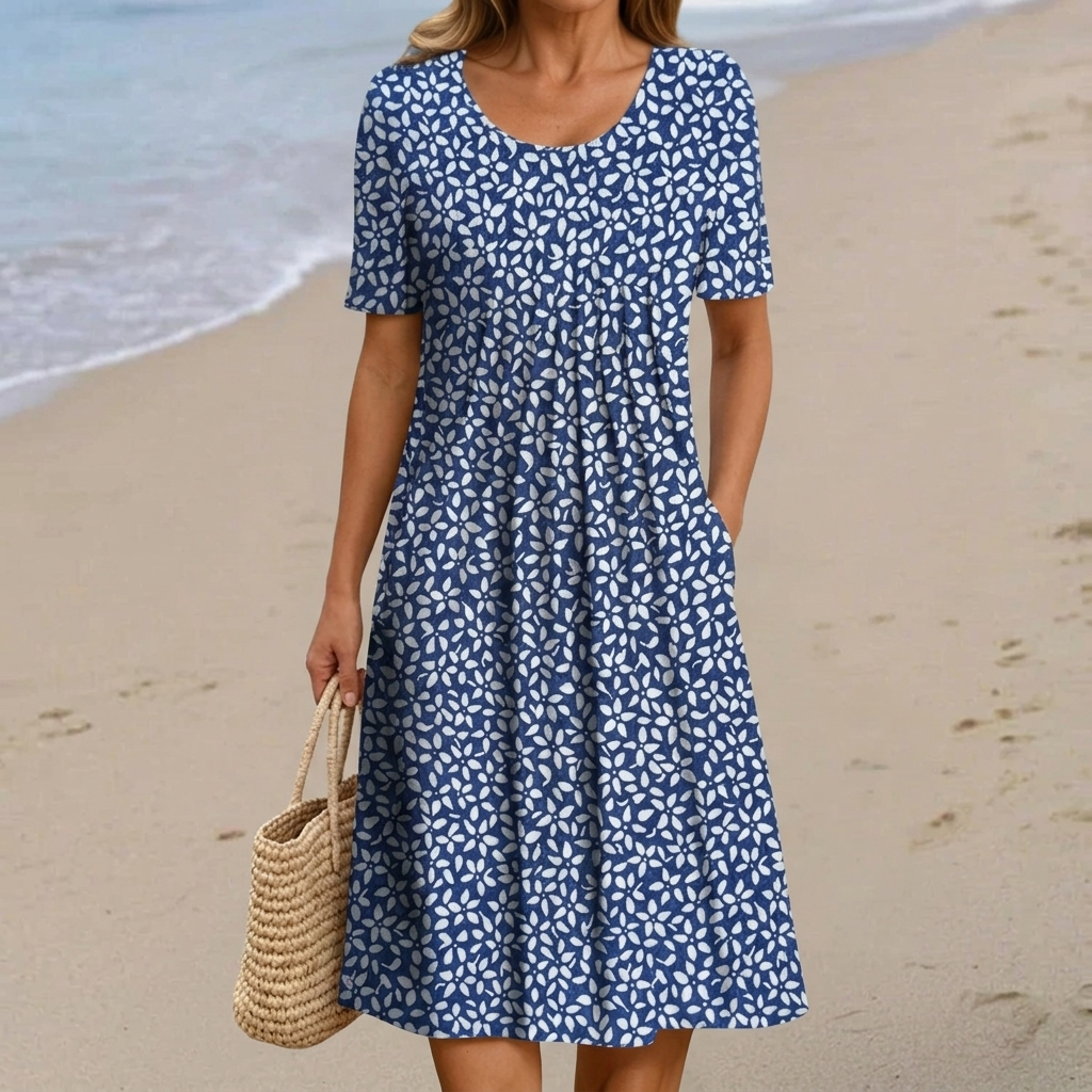 GEORGINA | ELEGANT DRESS WITH TUMMY COVERAGE