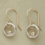 Vintage-Inspired Gold and Silver Earrings