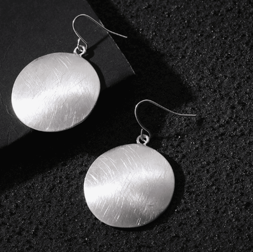 Vintage-Inspired Gold Record Earrings