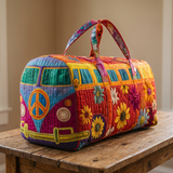 RAINBOWVANA | QUILTED TRAVEL DUFFLE BAG