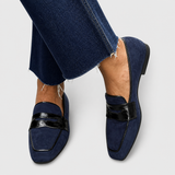 Nora | Chique blauwe loafers