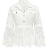Sunnelace | Lace Panel Jacket