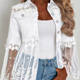 Sunnelace | Lace Panel Jacket
