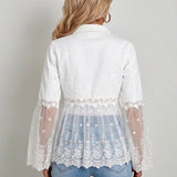 Sunnelace | Lace Panel Jacket