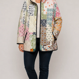 Suri | Casual Floral Print Quilted Jacket